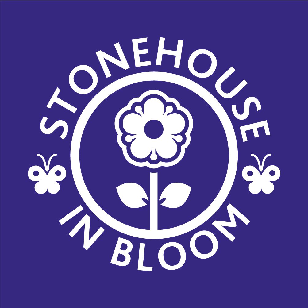 Stonehouse in Bloom Logo BW