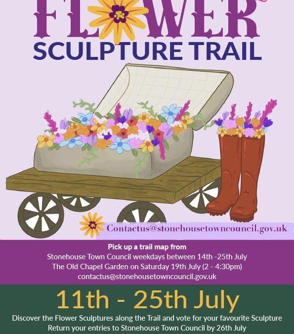 Flower Sculpture Trail 11th – 25th July