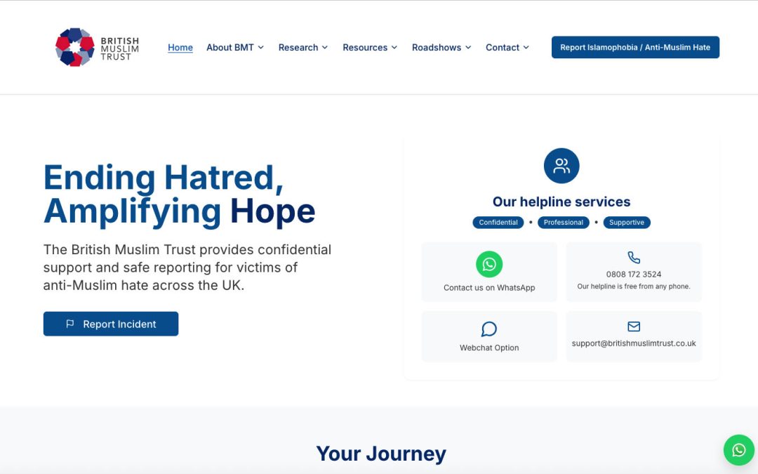 British Muslim Trust launches new helpline service
