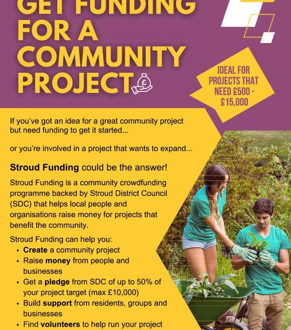 How to get funding for a community project