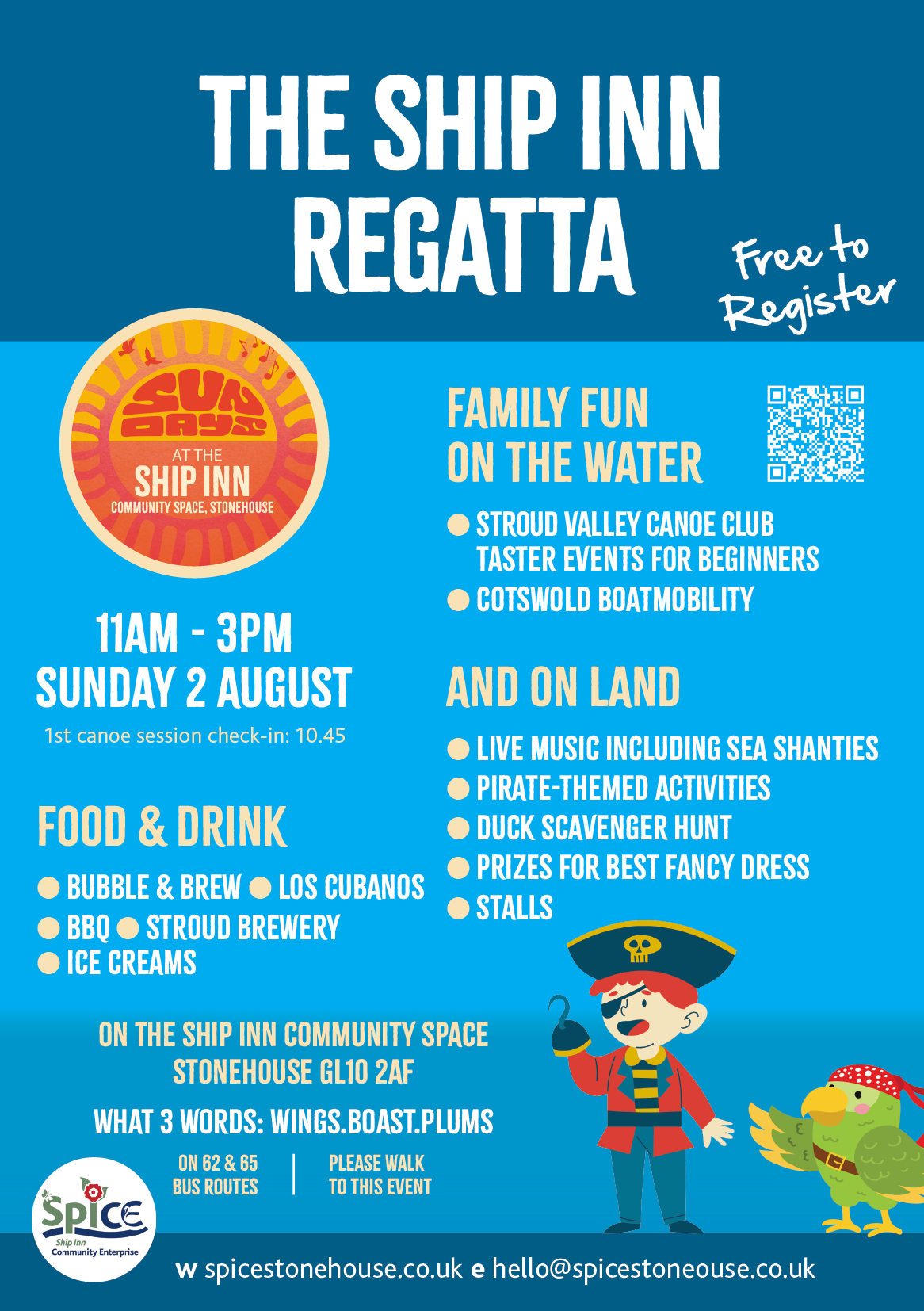 The Ship Inn Regatta A5 Flyer 1